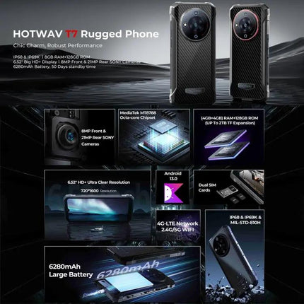 Durable HOTWAV Phone for Everyday Tough Situations