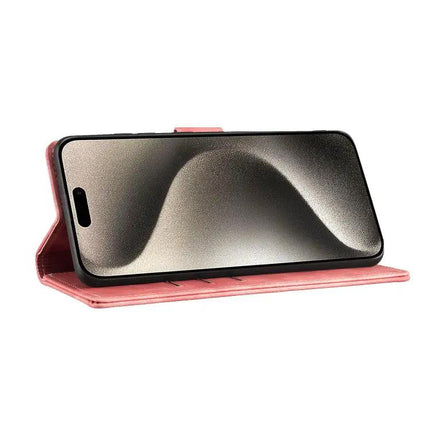 Embossed Leather Phone Case For Everyday Use With Card Slot