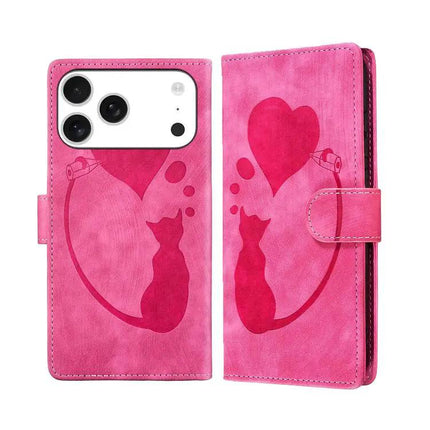 Embossed Leather Phone Case For Everyday Use With Card Slot