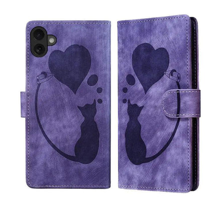 Embossed Leather Phone Case For Everyday Use With Card Slot