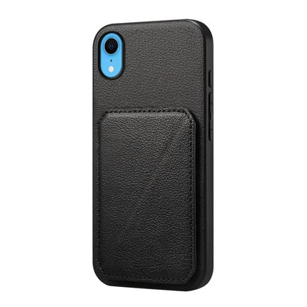 Compact Phone Case With Card Slots For Daily Essentials Slim Everyday Carry For Easy Card Access black PU leather phone case with card pocket