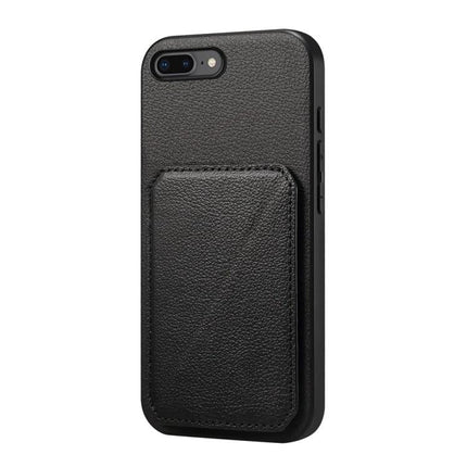 Compact Phone Case With Card Slots For Daily Essentials Slim Everyday Carry For Easy Card Access - black PU leather slim wallet case