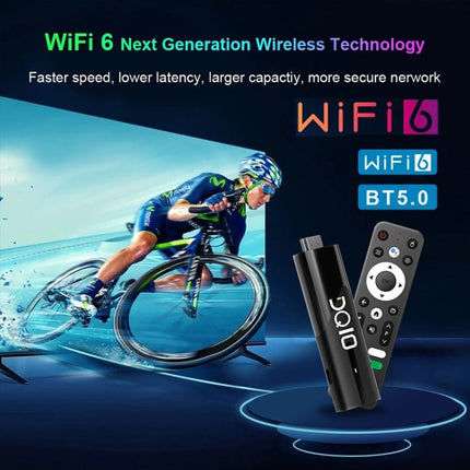 LEMFO Android TV Stick for High-Definition Streaming compact HDMI dongle with remote, WiFi 6 and BT5.0 for upgrading TVs