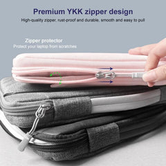 Water-Resistant Laptop Carrier Bag with Hidden Handle and Airtag Pocket