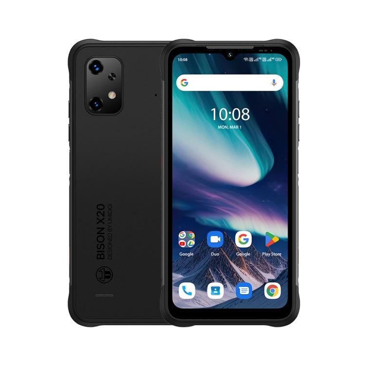 UMIDIGI BISON X20 Pro: AI Face Unlock & Side Fingerprint, 6.53" Android 13 Smartphone with MediaTek Helio P60, 6000mAh Battery, 4G Connectivity