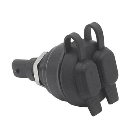 Motorcycle USB Charger Socket With Dual USB Ports For Rides - waterproof dual-port socket with built-in fuse for on‑the‑go charging