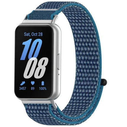 Nylon Loop Hook And Loop Watch Band For Samsung Galaxy Fit 3