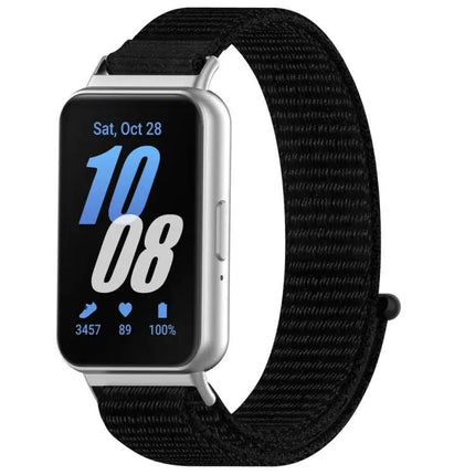 Nylon Loop Hook And Loop Watch Band For Samsung Galaxy Fit 3