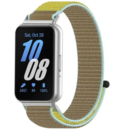 Nylon Loop Hook And Loop Watch Band For Samsung Galaxy Fit 3