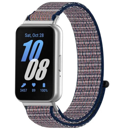 Nylon Loop Hook And Loop Watch Band For Samsung Galaxy Fit 3