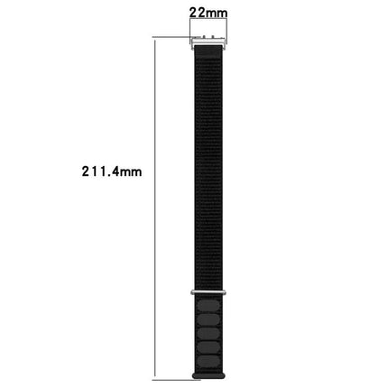 Nylon Loop Hook And Loop Watch Band For Samsung Galaxy Fit 3