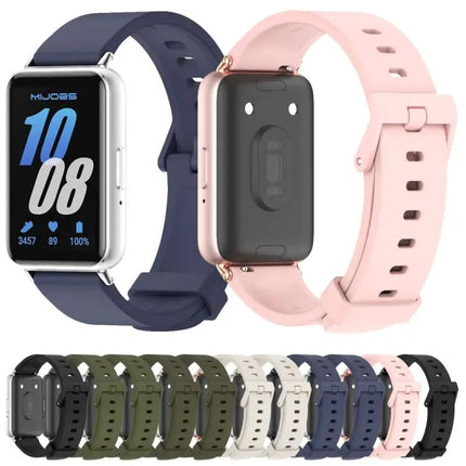 Mijobs Silicone Watch Band For Samsung Galaxy Fit 3