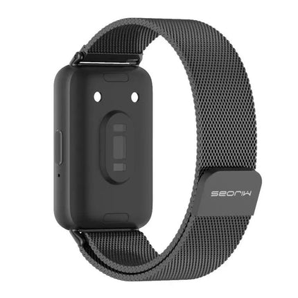 Mijobs Stainless Steel Magnetic Watch Band For Galaxy Fit 3