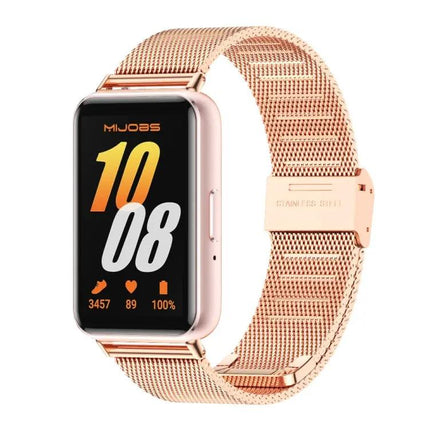 Mijobs Milanese Stainless Steel Band For Galaxy Fit 3