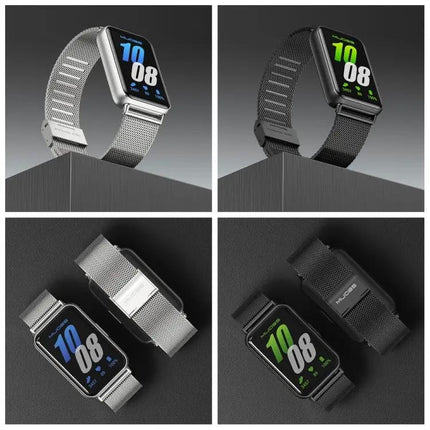 Mijobs Milanese Stainless Steel Band For Galaxy Fit 3