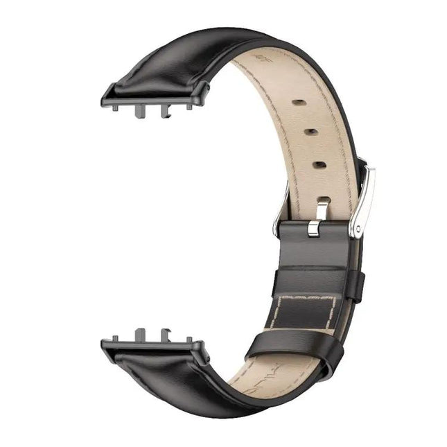 Mijobs Genuine Leather Watch Band for Samsung Fit3 | Syndmart