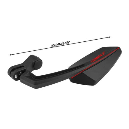 Universal Motorcycle Rear View Mirrors for Honda and Kawasaki Models – black 230mm durable universal rearview mirror for improved visibility