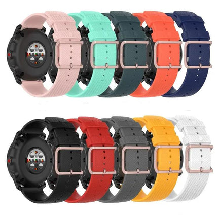 22mm Dot Texture Silicone Watch Strap For Polar, Ticwatch