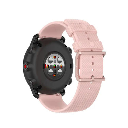 22mm Dot Texture Silicone Watch Strap For Polar, Ticwatch