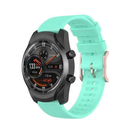 22mm Dot Texture Silicone Watch Strap For Polar, Ticwatch