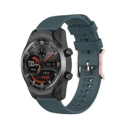 22mm Dot Texture Silicone Watch Strap For Polar, Ticwatch
