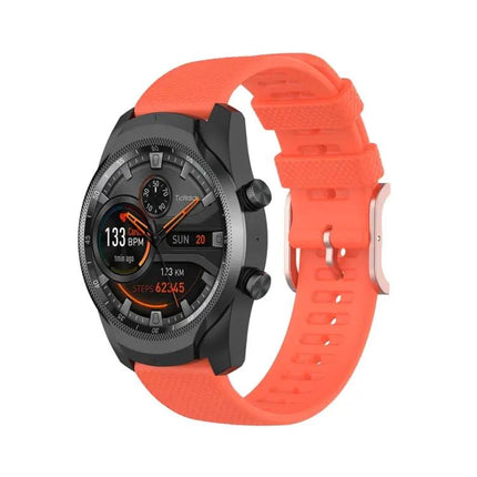 22mm Dot Texture Silicone Watch Strap For Polar, Ticwatch