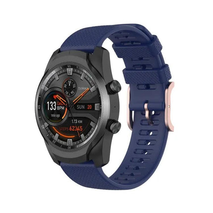22mm Dot Texture Silicone Watch Strap For Polar, Ticwatch
