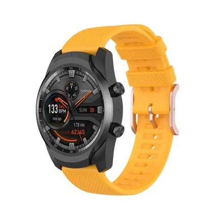 22mm Dot Texture Silicone Watch Strap For Polar, Ticwatch