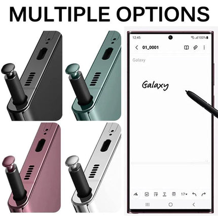 High Sensitivity Stylus Pen for Samsung Galaxy S22 and S23 Ultra - precise one-click capacitive stylus shown in multiple color options