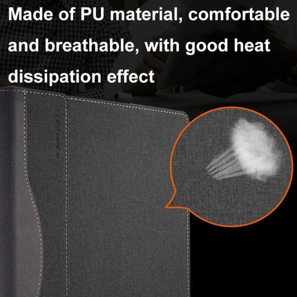 PU Leather Protective Case for 16-Inch Laptops breathable PU material with heat dissipation and scratch protection