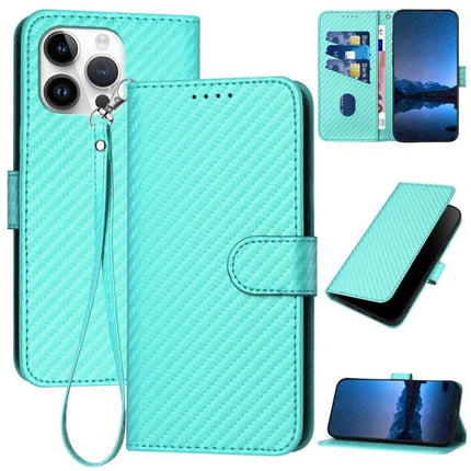 Phone Lanyard Case For Everyday Use Keeps Your Device Secure While You Multitask On The Go - teal PU leather wallet case with wrist lanyard and stand