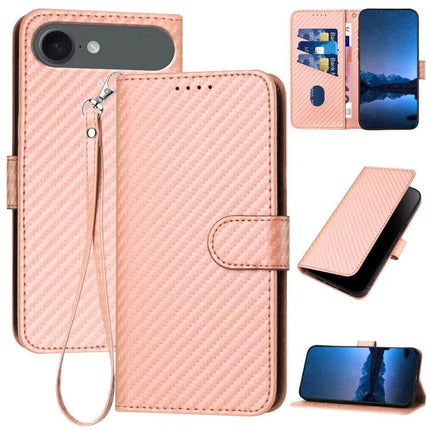 Leather Phone Case With Lanyard For Daily Use And Travel Easy Access On The Go Everyday - pink PU leather wallet case with lanyard, card slots, kickstand