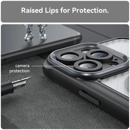 Translucent Iphone Case For Everyday Protection During Daily Commutes And Outings - slim translucent TPU PC iPhone case with raised lips and camera protection