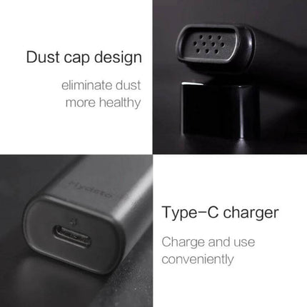 Xiaomi Youpin Lydsto T1 Portable Alcohol Tester for Daily Use showing dust cap design and Type‑C charging port on aluminum alloy body