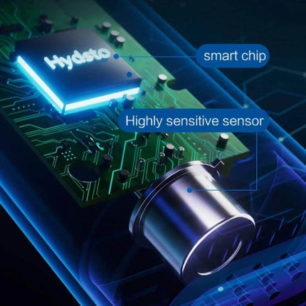 Xiaomi Youpin Lydsto T1 Portable Alcohol Tester for Daily Use close-up of smart chip and highly sensitive sensor on aluminum alloy circuit