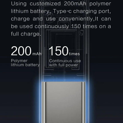 Xiaomi Youpin Lydsto T1 Portable Alcohol Tester for Daily Use showing 200mAh battery and 150 uses on full charge