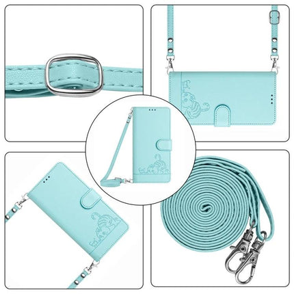 Leather Phone Case With Card Slots For Everyday Use Wallet Style Protection And Convenience - turquoise crossbody wallet phone case with strap