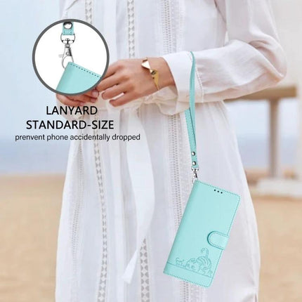 Leather Phone Case With Card Slots For Everyday Use Wallet Style Protection And Convenience - mint wrist strap wallet phone case with card slots and cash pocket