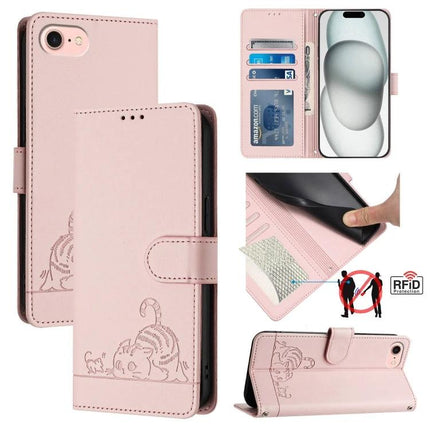 Leather Phone Case With Card Slots For Everyday Use Wallet Style Protection And Convenience in pink wallet folio with card slots cash compartment and RFID protection
