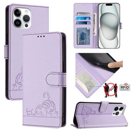 Leather Phone Case With Card Slots For Everyday Use Wallet Style Protection And Convenience - lavender wallet case with card slots and stand
