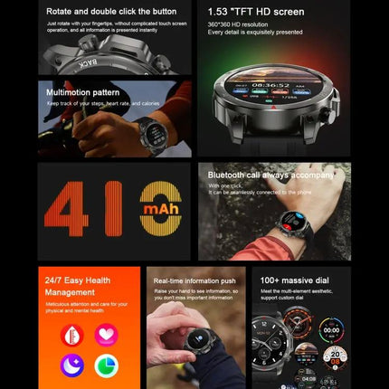 Fitness Smartwatch For Daily Activity And Heart Monitoring