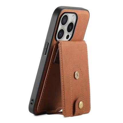 Denior Leather Phone Case With Card Holder For Everyday Card Carrying And Easy Access