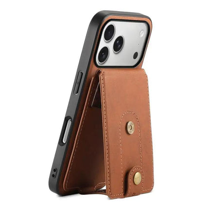 Denior Leather Phone Case With Card Holder For Everyday Card Carrying And Easy Access