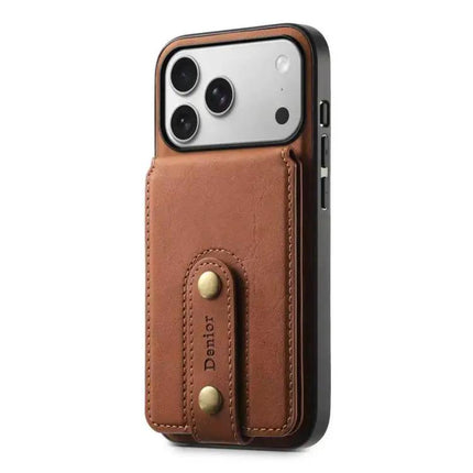 Denior Leather Phone Case With Card Holder For Everyday Card Carrying And Easy Access