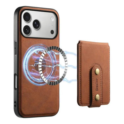 Denior Leather Phone Case With Card Holder For Everyday Card Carrying And Easy Access