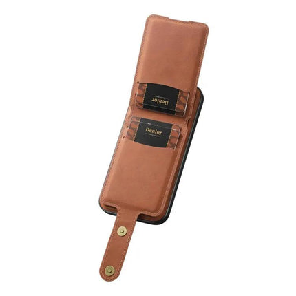 Denior Leather Phone Case With Card Holder For Everyday Card Carrying And Easy Access