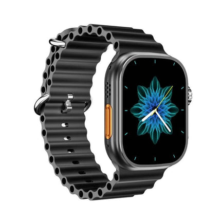 Smart Watch for Everyday Health and Activity Tracking black fitness smartwatch with heart rate sleep step monitoring and silicone strap