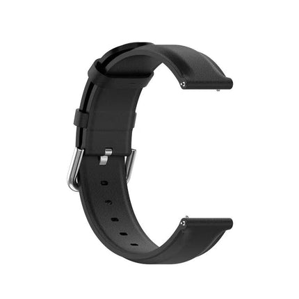 22mm Leather Watch Strap Round Tail Buckle For Galaxy 45mm