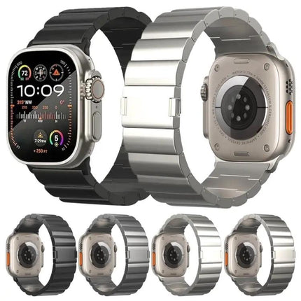 Titanium Magnetic Buckle Watch Band For Apple Watch 38/42mm
