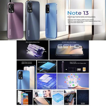 HOTWAV Note 13 6.6 Inch Android Smartphone With Side Fingerprint